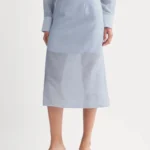 Thumbnail for Everlane silk and cotton skirt
