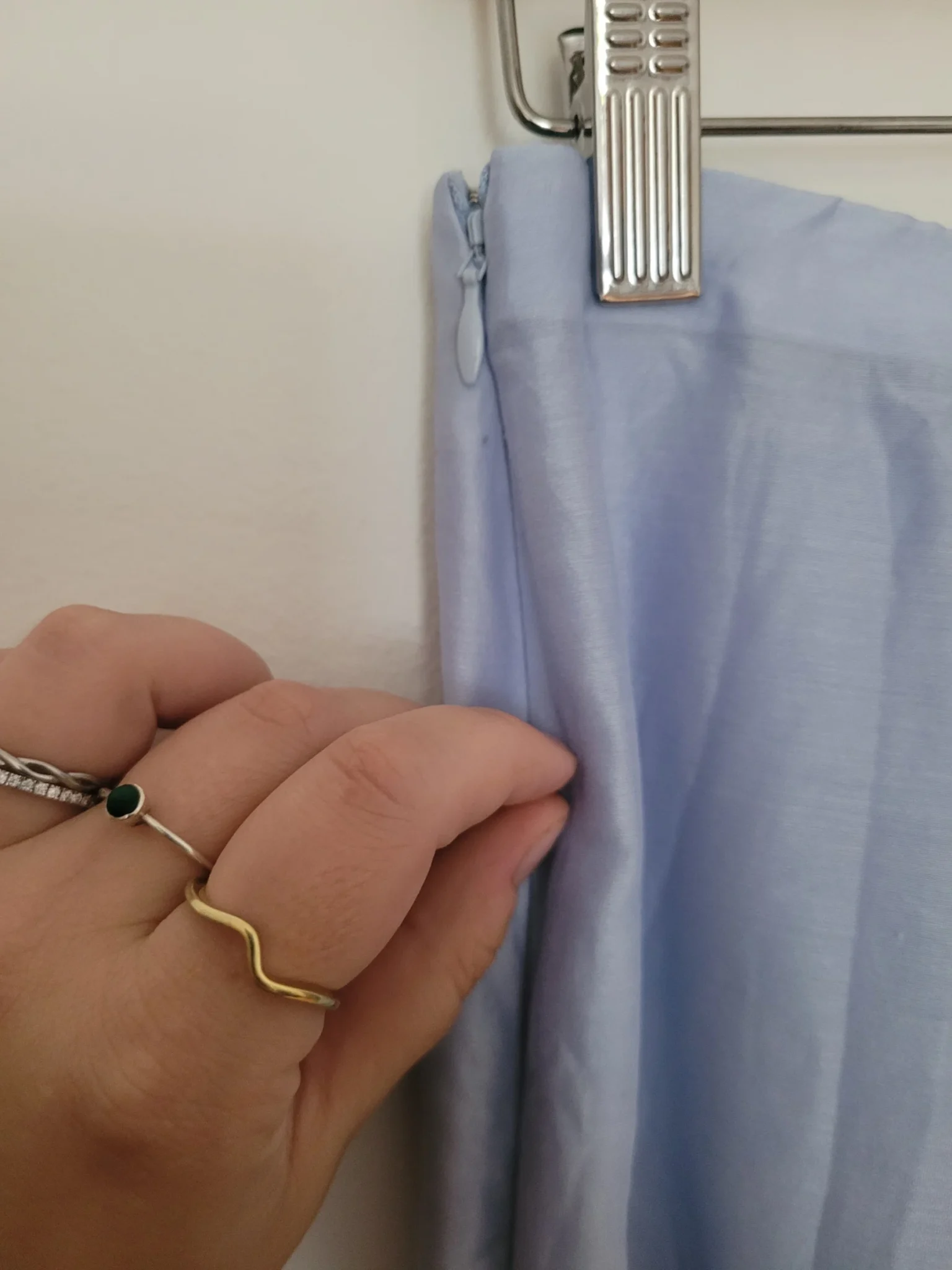 Image for Everlane silk and cotton skirt