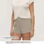 Featured thumbnail for Blouse dynamite medium couleur ivoire