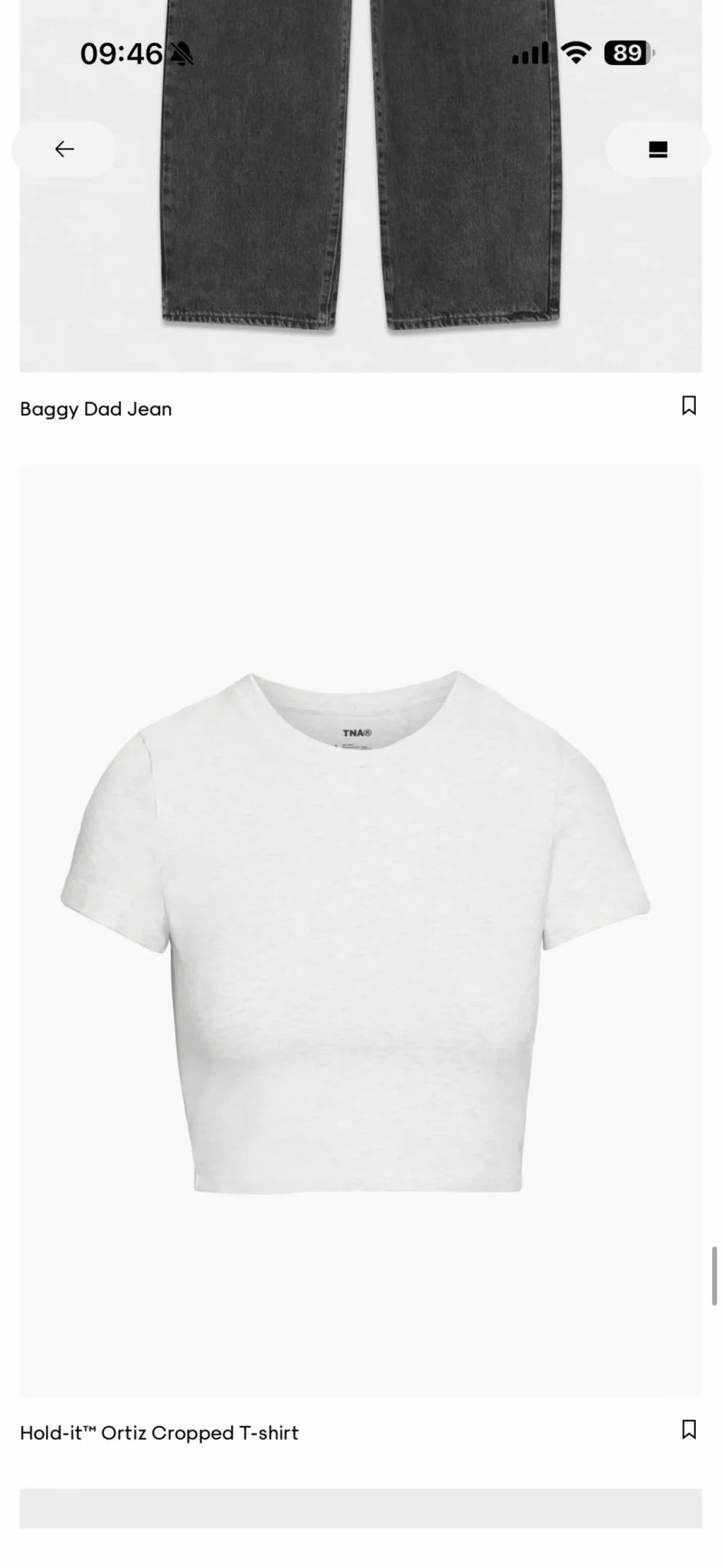 Featured image for TEE shirt aritzia small gris