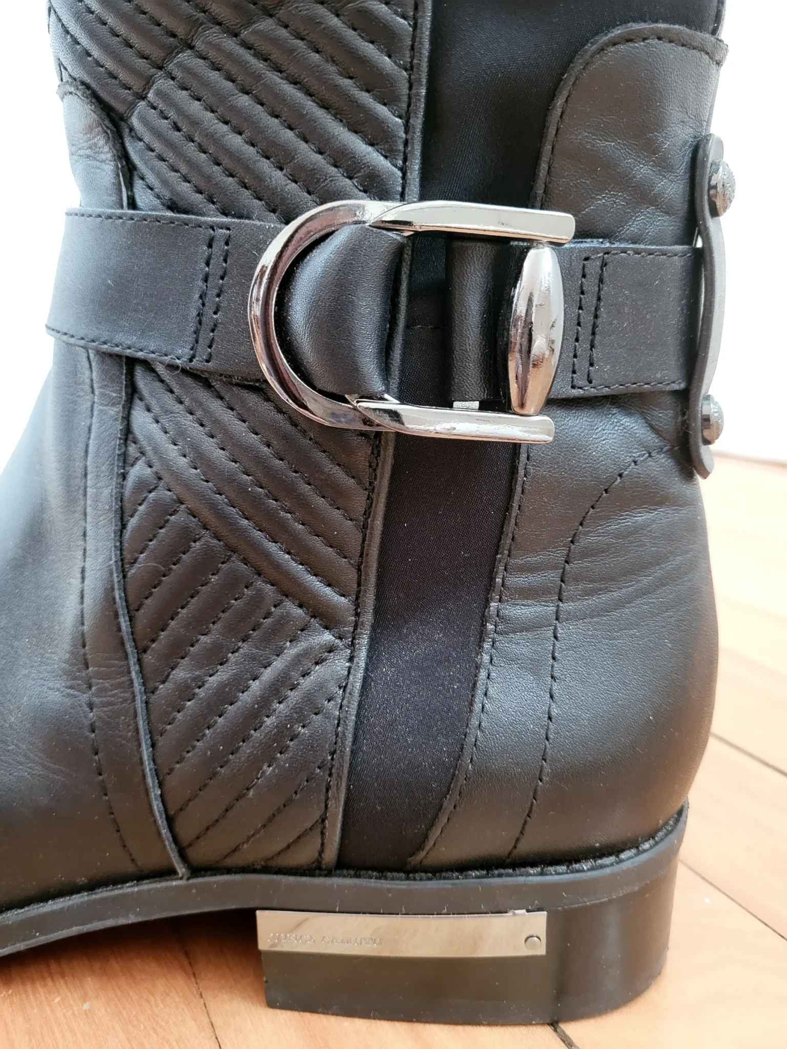 Image for Over the knee boots Black leather, Vince Camuto Pordalia style, size 10