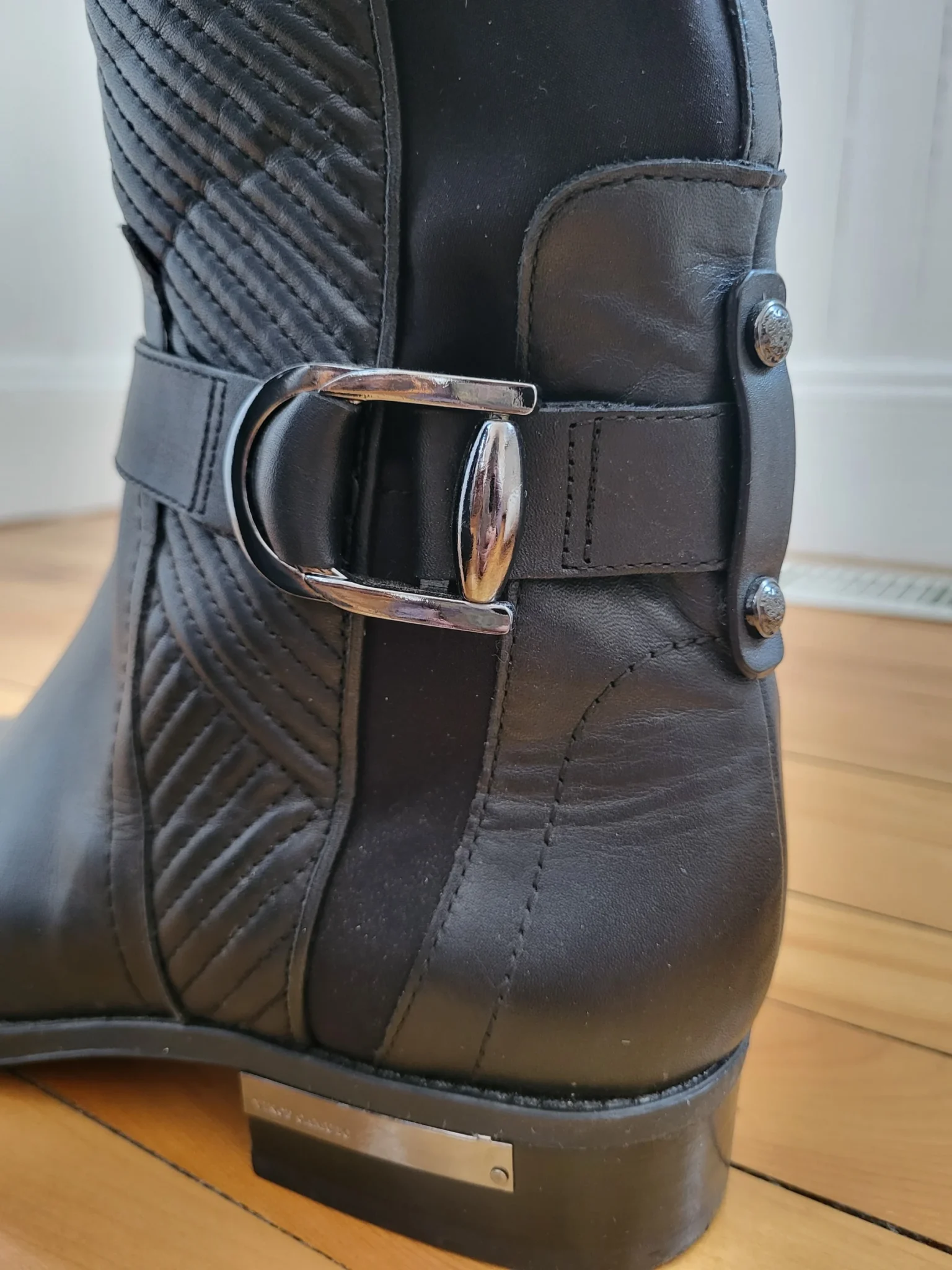Image for Over the knee boots Black leather, Vince Camuto Pordalia style, size 10