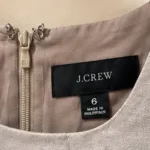 Thumbnail for J.Crew | Fitted linen dress – Size 6