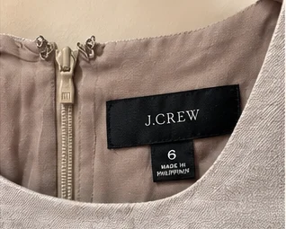 Image for J.Crew | Fitted linen dress – Size 6
