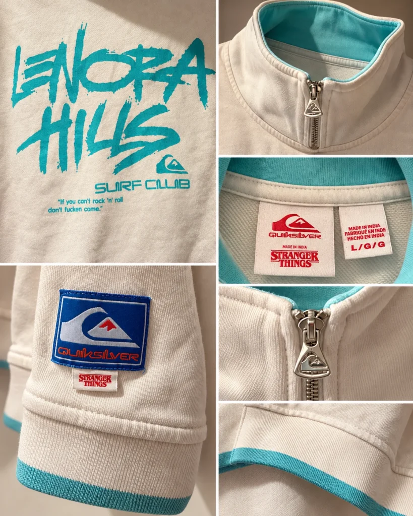 Image for Quiksilver x Stranger Things | Lenora Hills Surf Club T-shirt – Size L