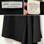 Thumbnail for Sport Collection | Jupe noire asymétrique – Taille 10 – Fabriquée au Canada