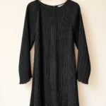 Featured thumbnail for Part Two | Robe noire plissée manches longues – Taille 36
