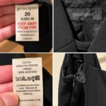 Thumbnail for Principles | Robe noire sans manches à encolure en V – Taille 20 / Euro 48