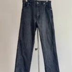 Featured thumbnail for Jeans Wrangler 14MWZWK Cowboy Cut Noir Jambe Droite