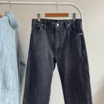 Thumbnail for Jeans Wrangler 14MWZWK Cowboy Cut Noir Jambe Droite
