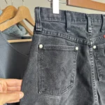 Thumbnail for Jeans Wrangler 14MWZWK Cowboy Cut Noir Jambe Droite