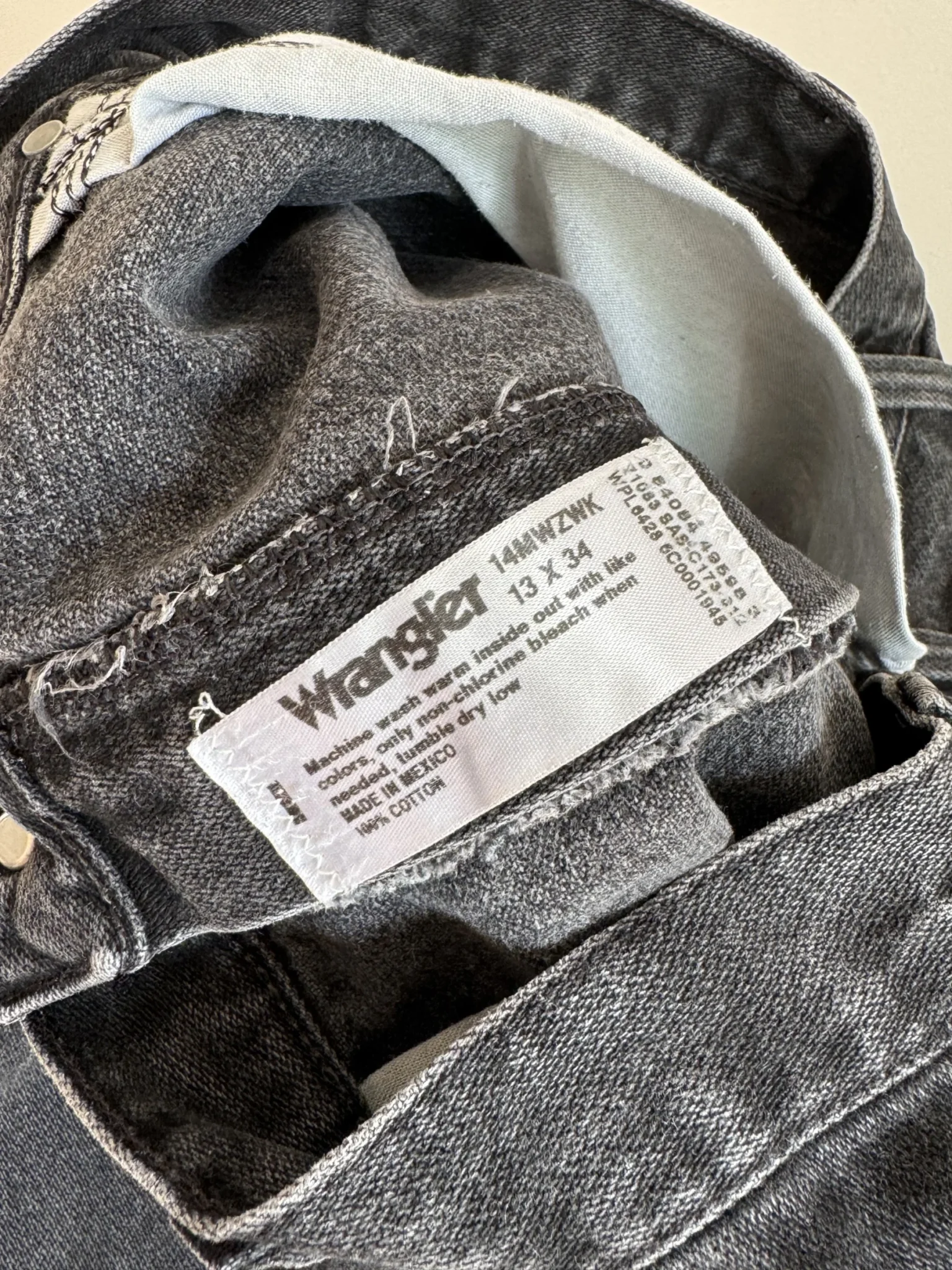 Image for Jeans Wrangler 14MWZWK Cowboy Cut Noir Jambe Droite