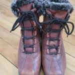 Thumbnail for Winter Boots Blondo Waterproof AquaProtect, Cognac Brown Leather, Size 8