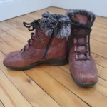 Thumbnail for Winter Boots Blondo Waterproof AquaProtect, Cognac Brown Leather, Size 8
