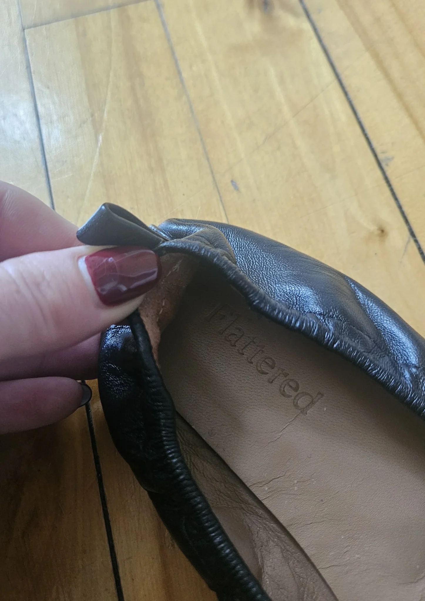 Image for 🌷Leather ballet flats - Flattered