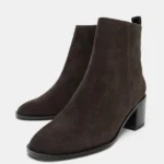 Featured thumbnail for 🌷Bottines en croûte de cuir - Zara