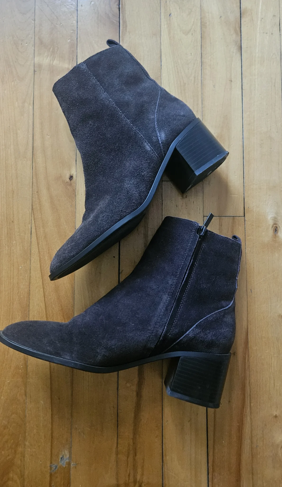 Image for 🌷Bottines en croûte de cuir - Zara