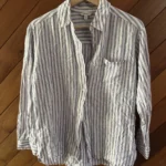 Featured thumbnail for Chemise en lin rayée