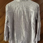 Thumbnail for Chemise en lin rayée