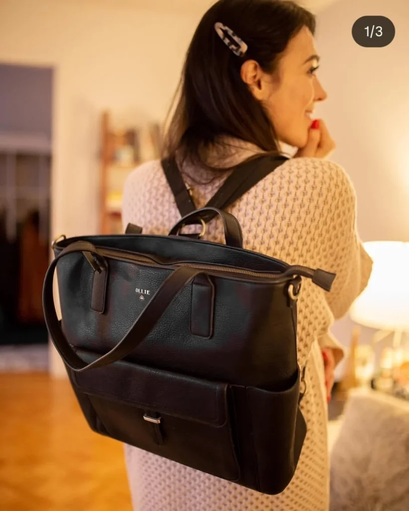 Featured image for Sac fourre-tout / Sac à couches OLLIE (Collection Maman Caféine) – COMME NEUF