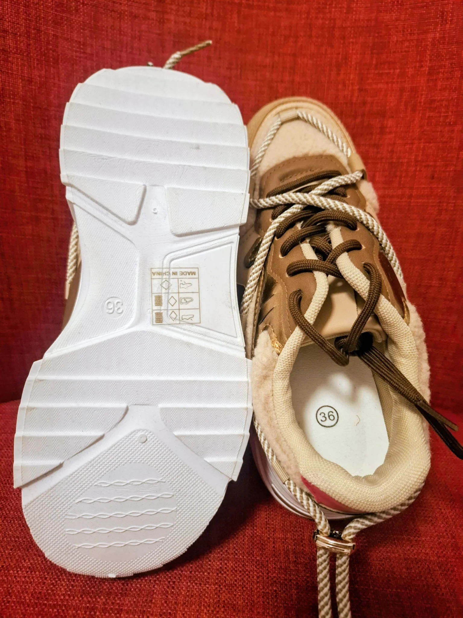 Image for Chaussures brun et blanc