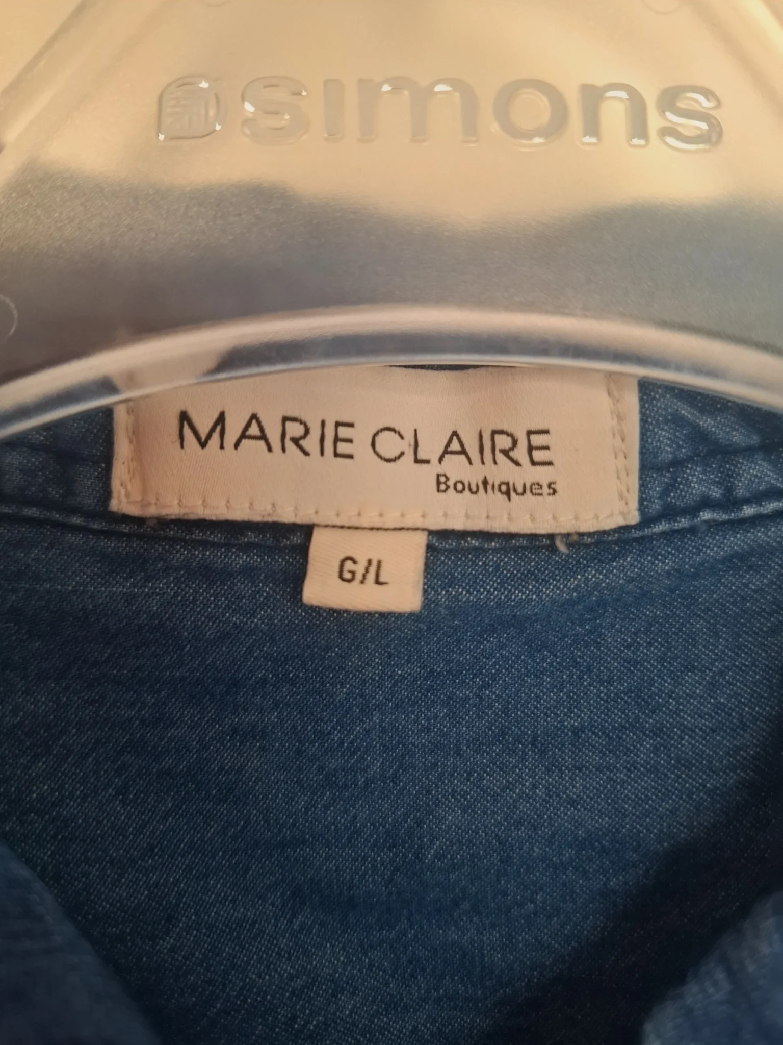Image for Chemise bleu à manches longues
