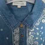Thumbnail for Chemise bleu à manches longues