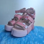Featured thumbnail for Sandales rose à plate forme