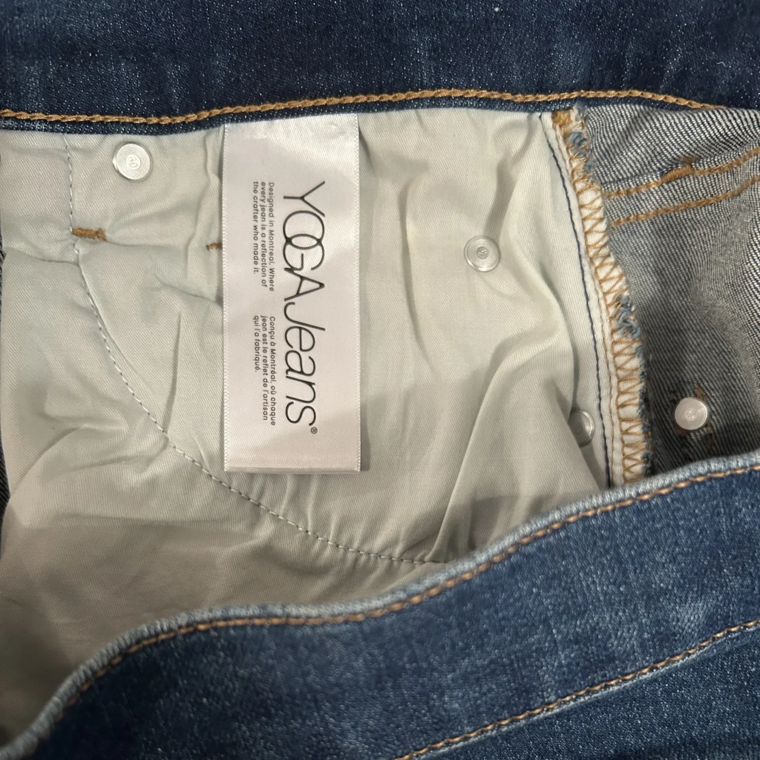 Image for Yoga Jeans flared jeans – bootcut style, dark blue (Size 32/14)