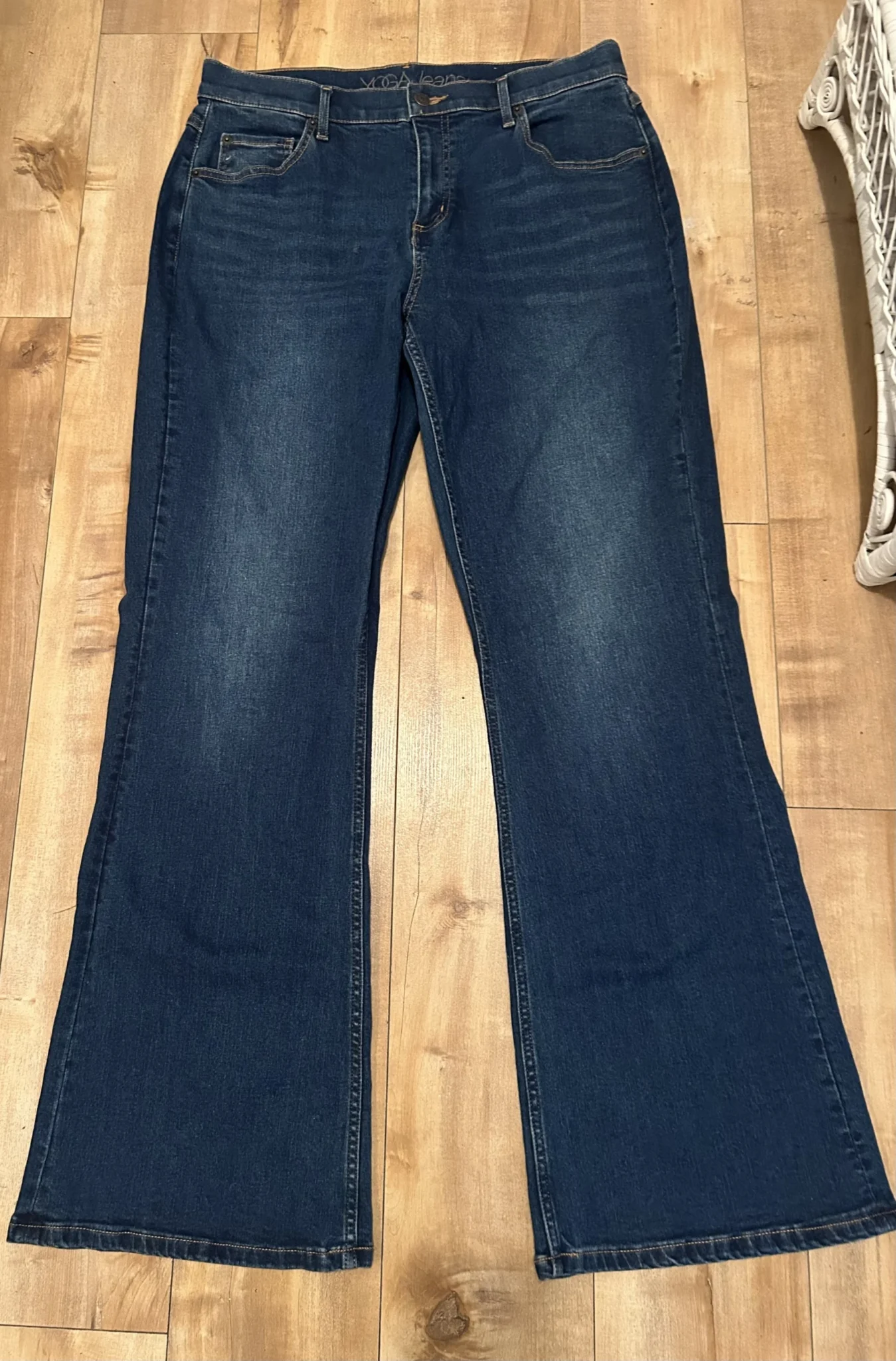 Image for Yoga Jeans flared jeans – bootcut style, dark blue (Size 32/14)