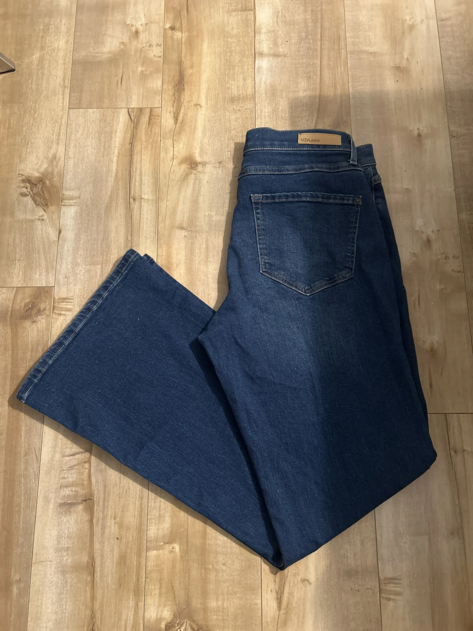 Image for Yoga Jeans flared jeans – bootcut style, dark blue (Size 32/14)