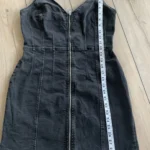 Thumbnail for Black denim dress