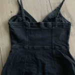 Thumbnail for Black denim dress