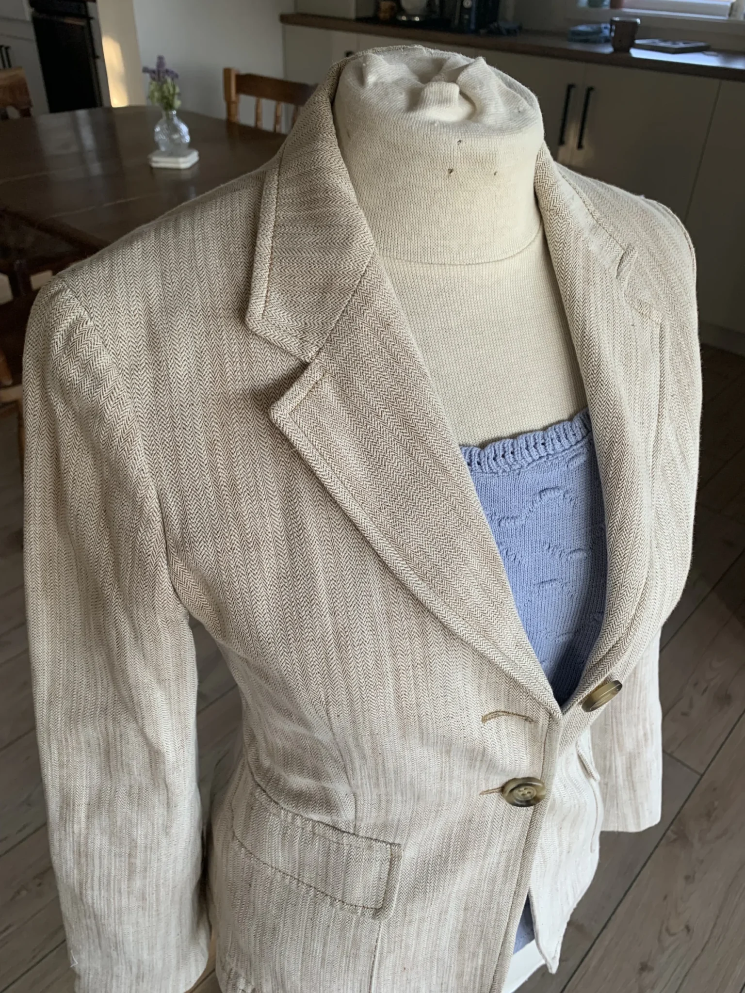 Image for MaxMara Weekend Cotton and Linen Jacket