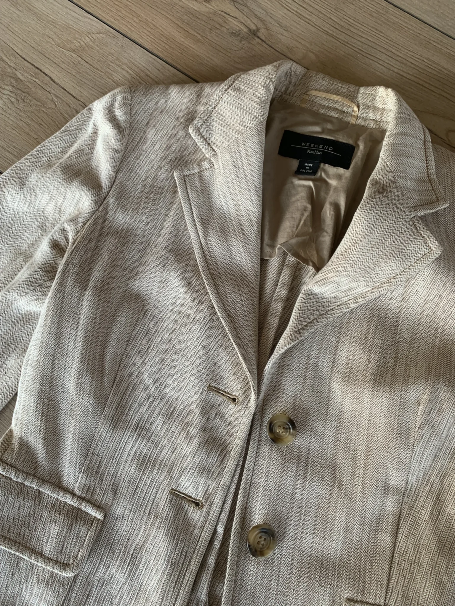 Image for MaxMara Weekend Cotton and Linen Jacket