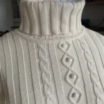Thumbnail for 100% cotton roll-neck jumper