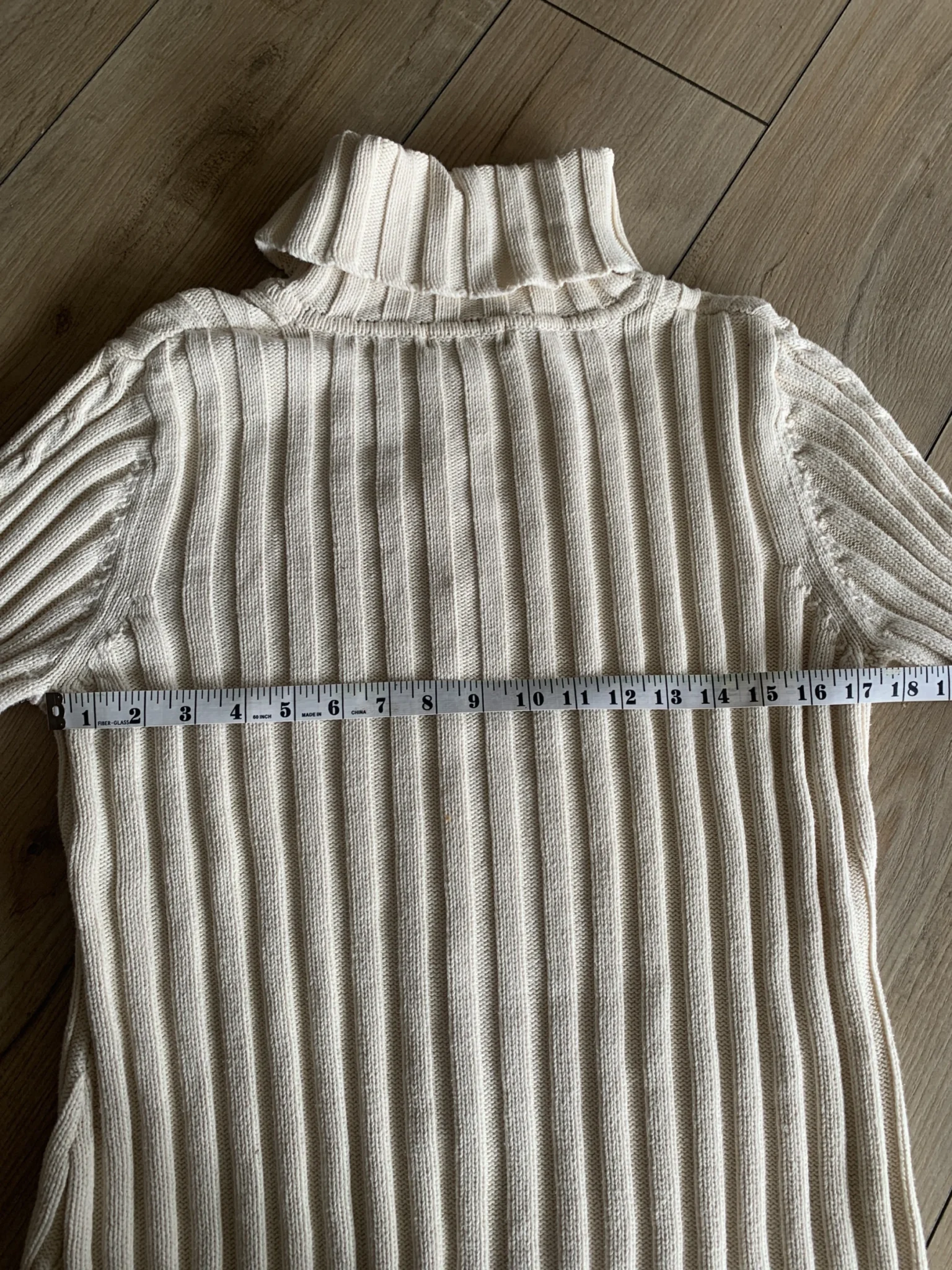 Image for 100% cotton roll-neck jumper