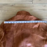 Thumbnail for Vintage cognac-coloured leather jacket