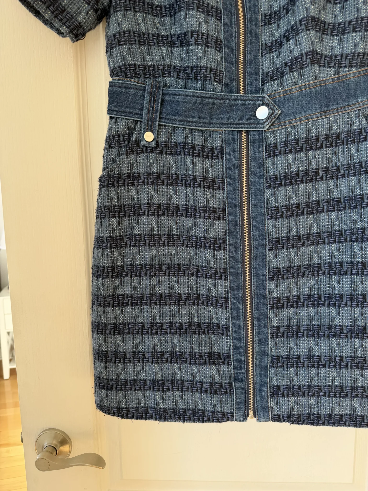 Image for Robe Jason Wu taille L Jean et tweed bleu