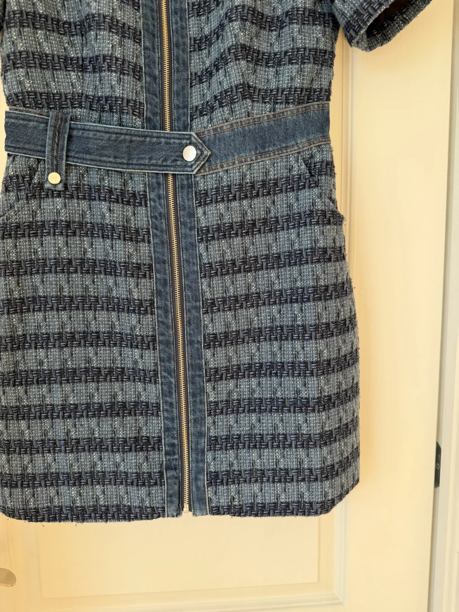 Image for Robe Jason Wu taille L Jean et tweed bleu