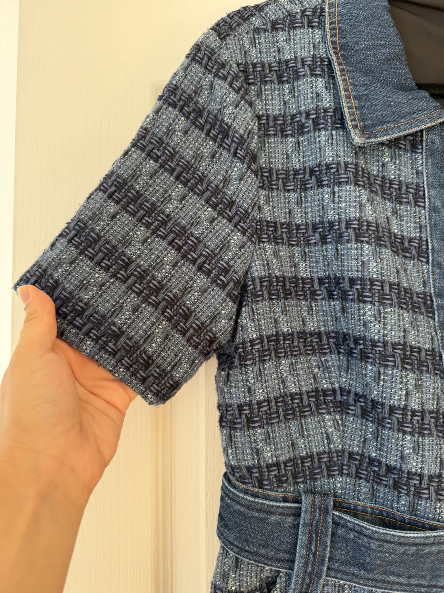 Image for Robe Jason Wu taille L Jean et tweed bleu