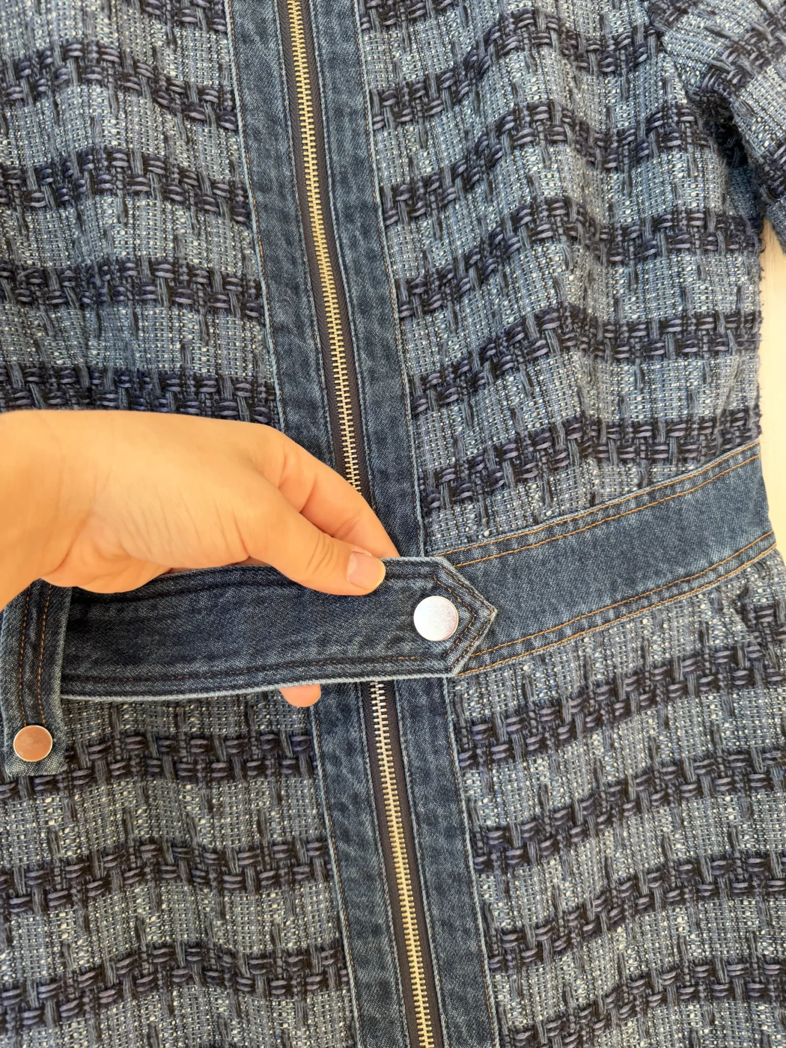 Image for Robe Jason Wu taille L Jean et tweed bleu