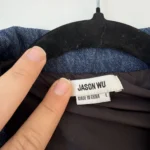 Thumbnail for Robe Jason Wu taille L Jean et tweed bleu