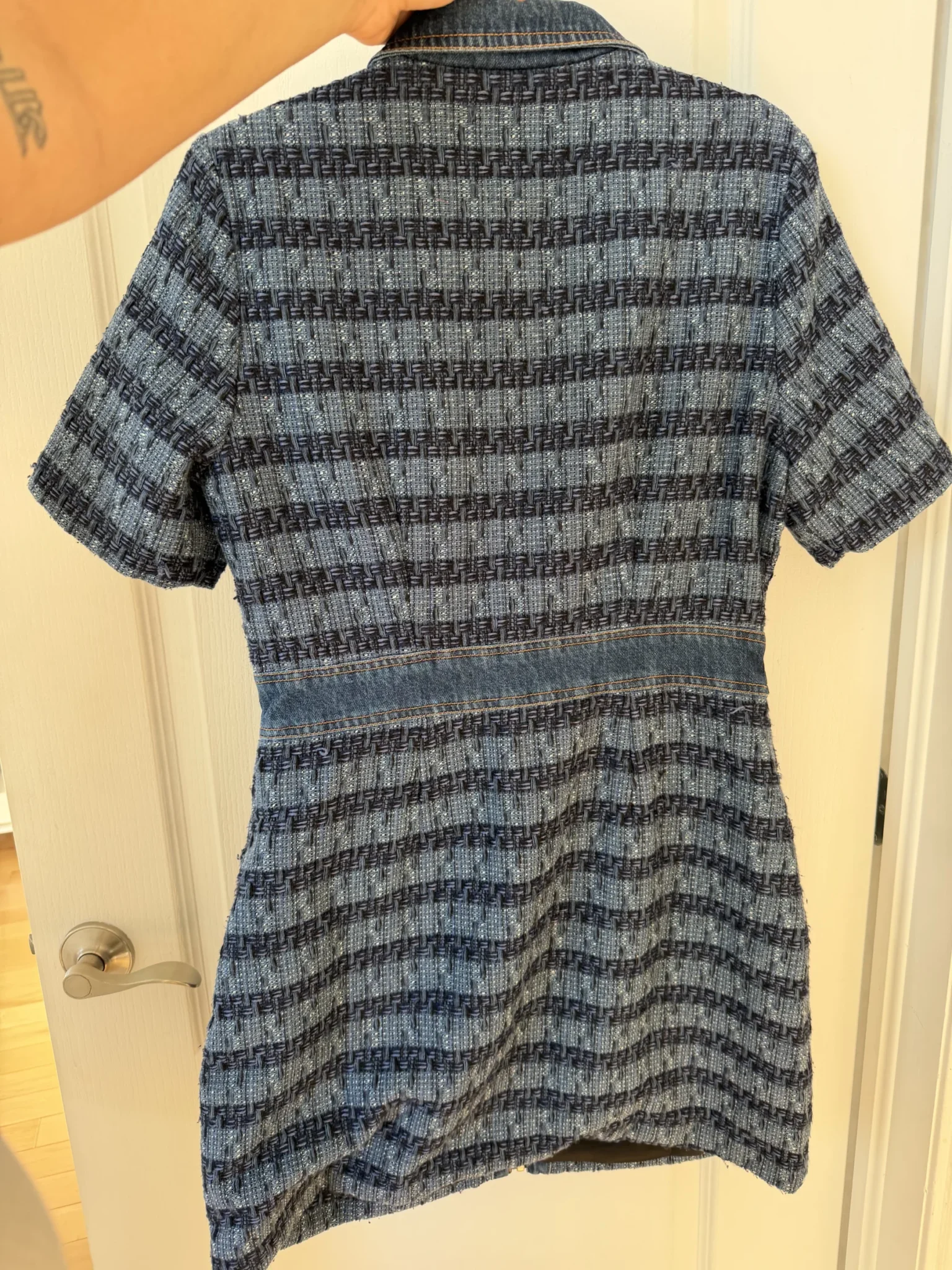 Image for Robe Jason Wu taille L Jean et tweed bleu