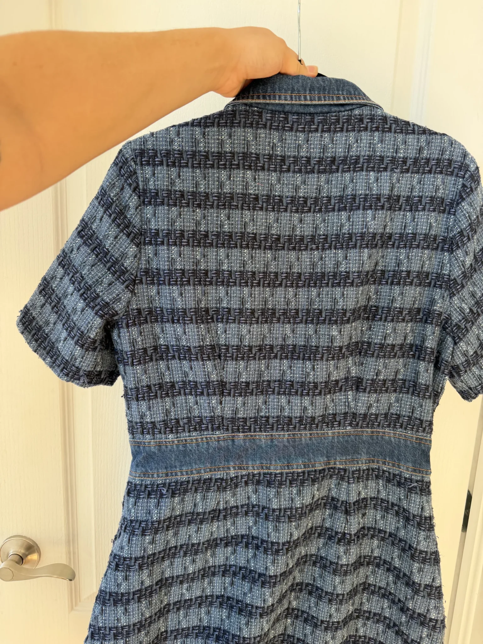 Image for Robe Jason Wu taille L Jean et tweed bleu