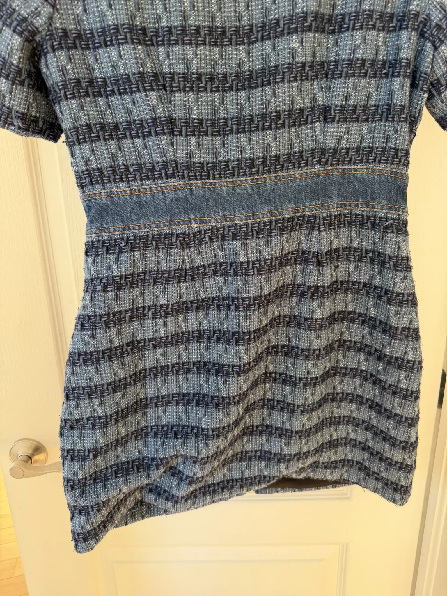 Image for Robe Jason Wu taille L Jean et tweed bleu