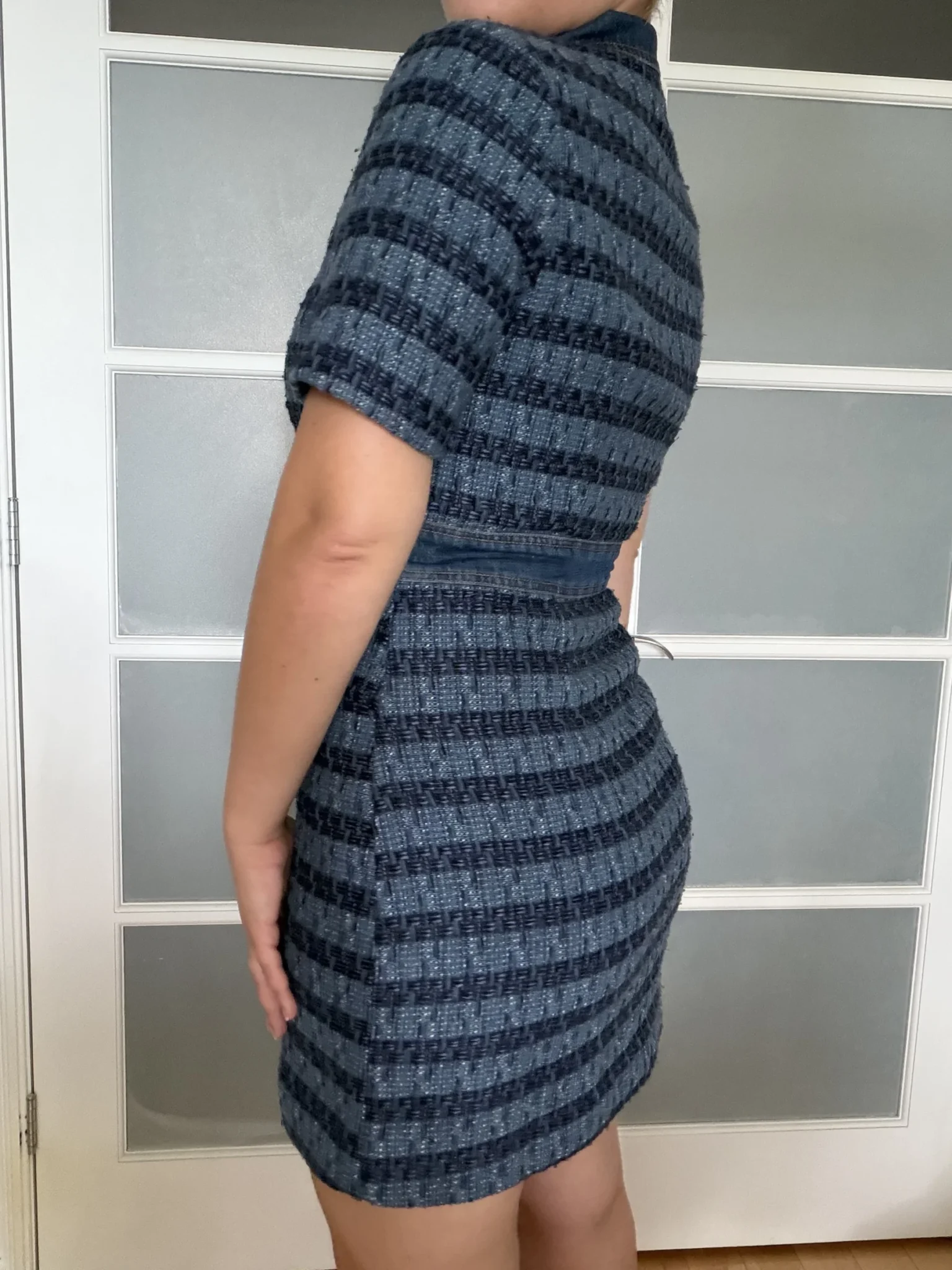 Image for Robe Jason Wu taille L Jean et tweed bleu