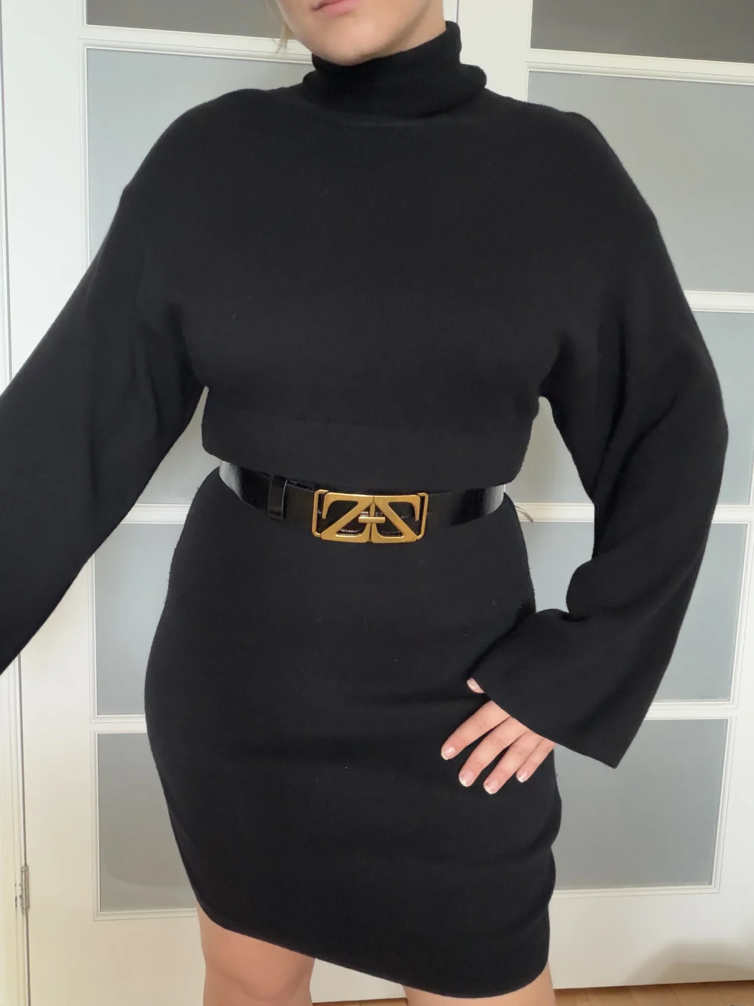 Image for Robe pull The Kooples noir taille S