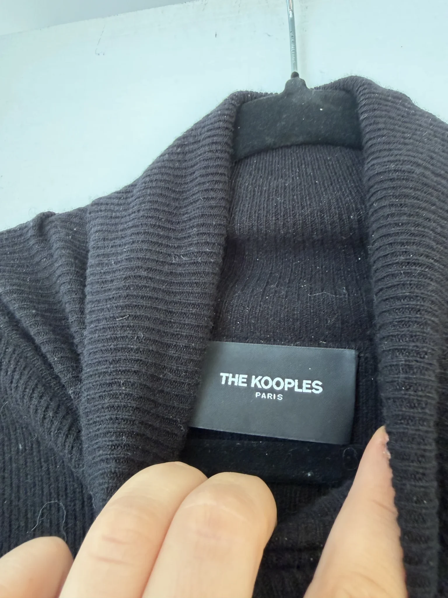 Image for Robe pull The Kooples noir taille S