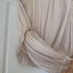 Thumbnail for Blouse Joie taille L manches bouffantes rose pale